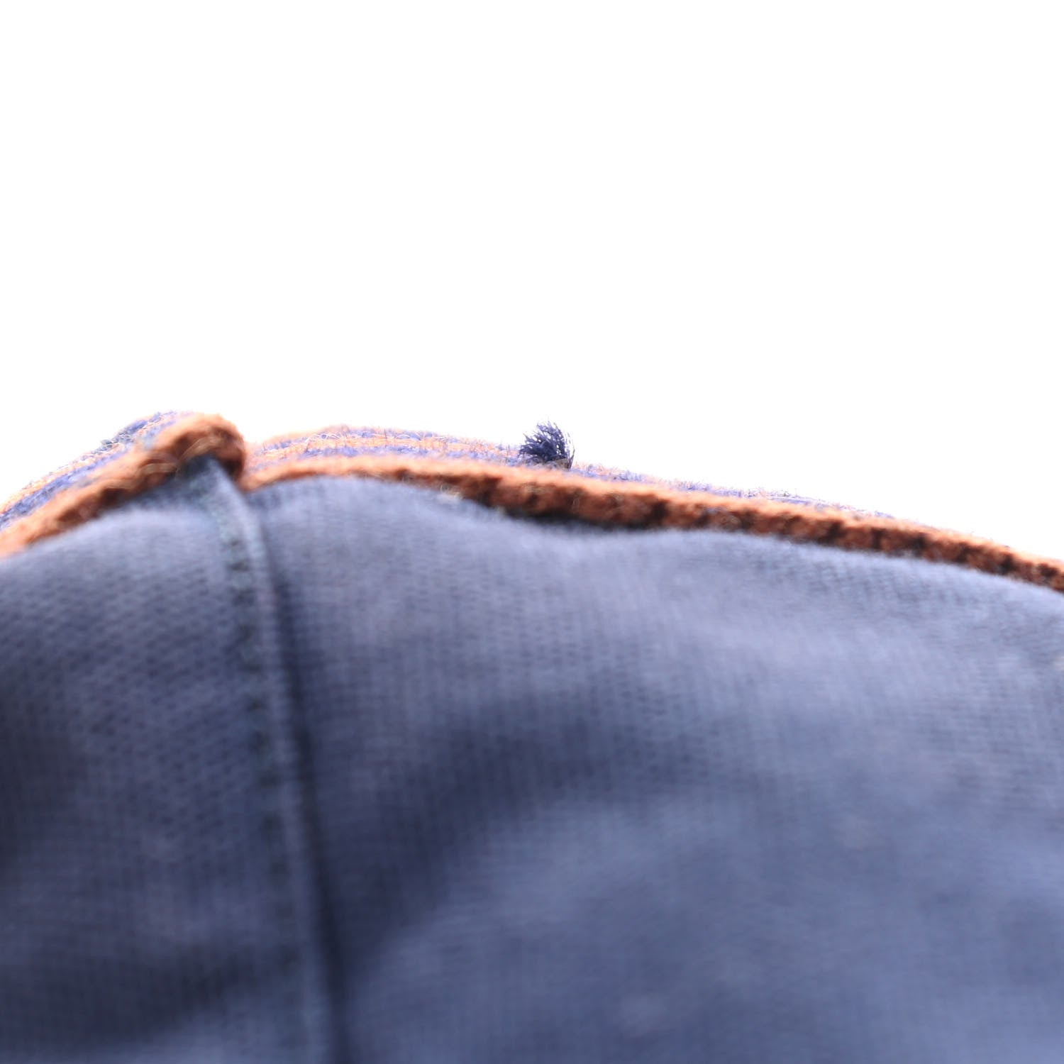 Hermes Canvas Fourre Tout MM Navy Brown 9 of 13