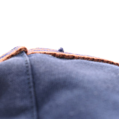 Hermes Canvas Fourre Tout MM Navy Brown 9 of 13