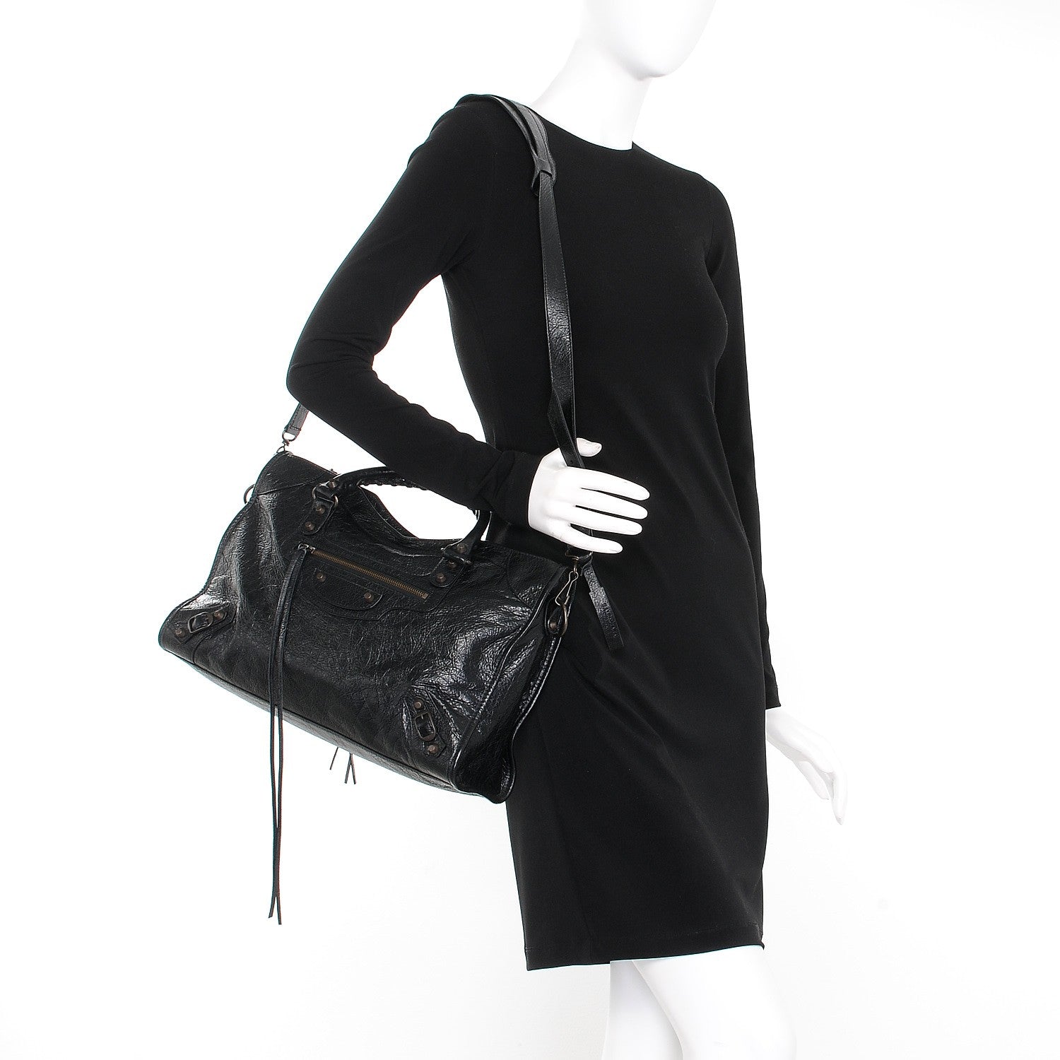 Balenciaga Agneau Classic Hardware City Black 2 of 8