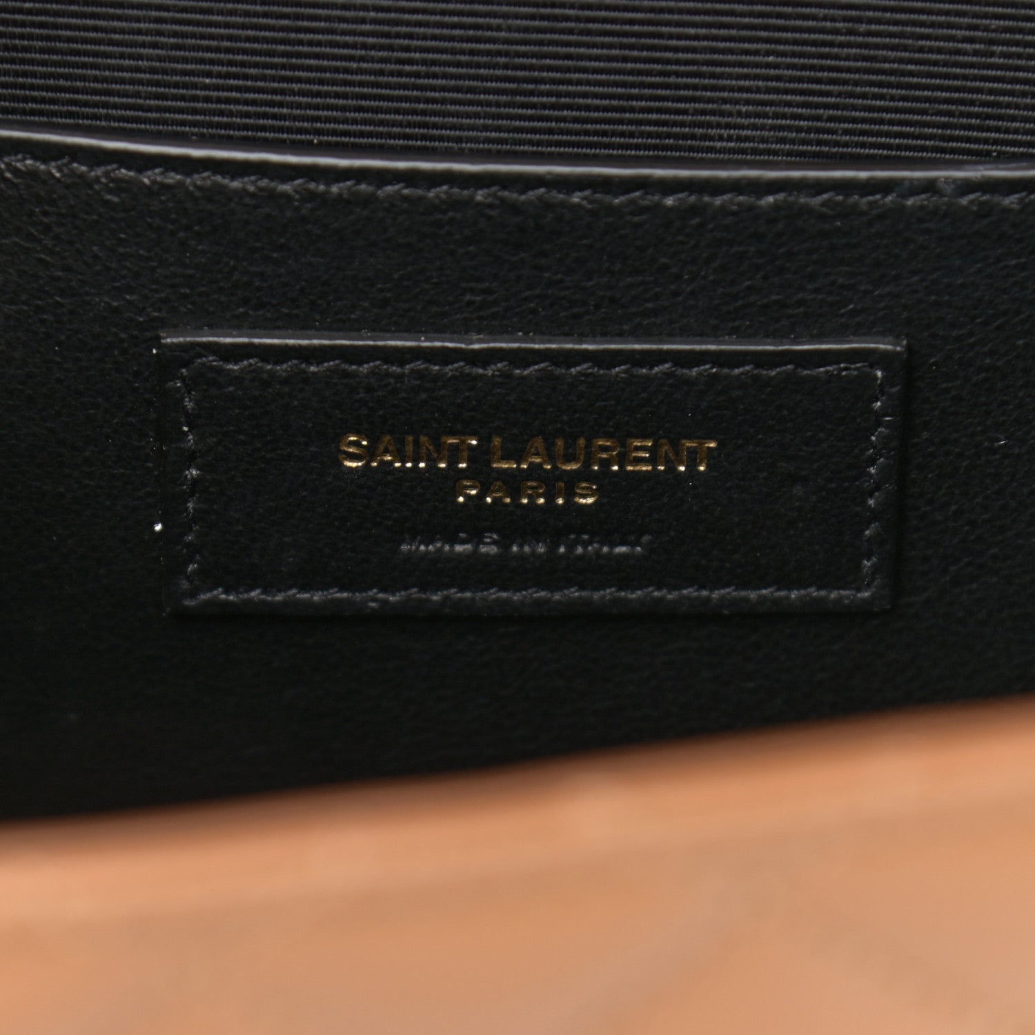 Saint Laurent Grain De Poudre Textured Mixed Matelasse Triquilt Medium Monogram Satchel Tan 6 of 10
