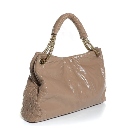 Chanel Vinyl Rodeo Tote Beige 3 of 7