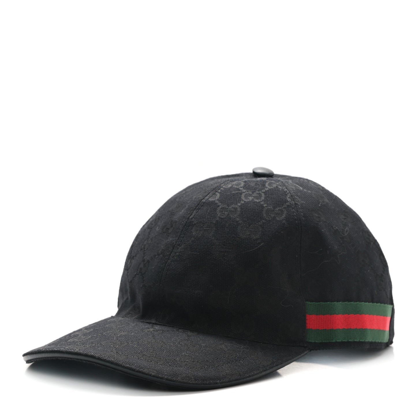 Monogram Web Baseball Hat S Black