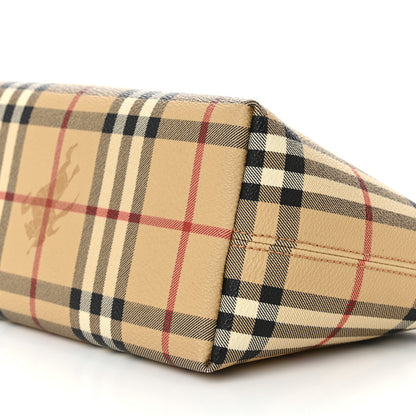Burberry Haymarket Check Small Bag Red 10 of 11