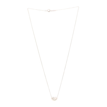 Tiffany Sterling Silver 9mm Elsa Peretti Bean Pendant Necklace 3 of 7