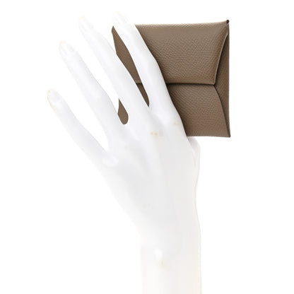 Hermes Epsom Bastia Coin Purse Etoupe 2 of 7