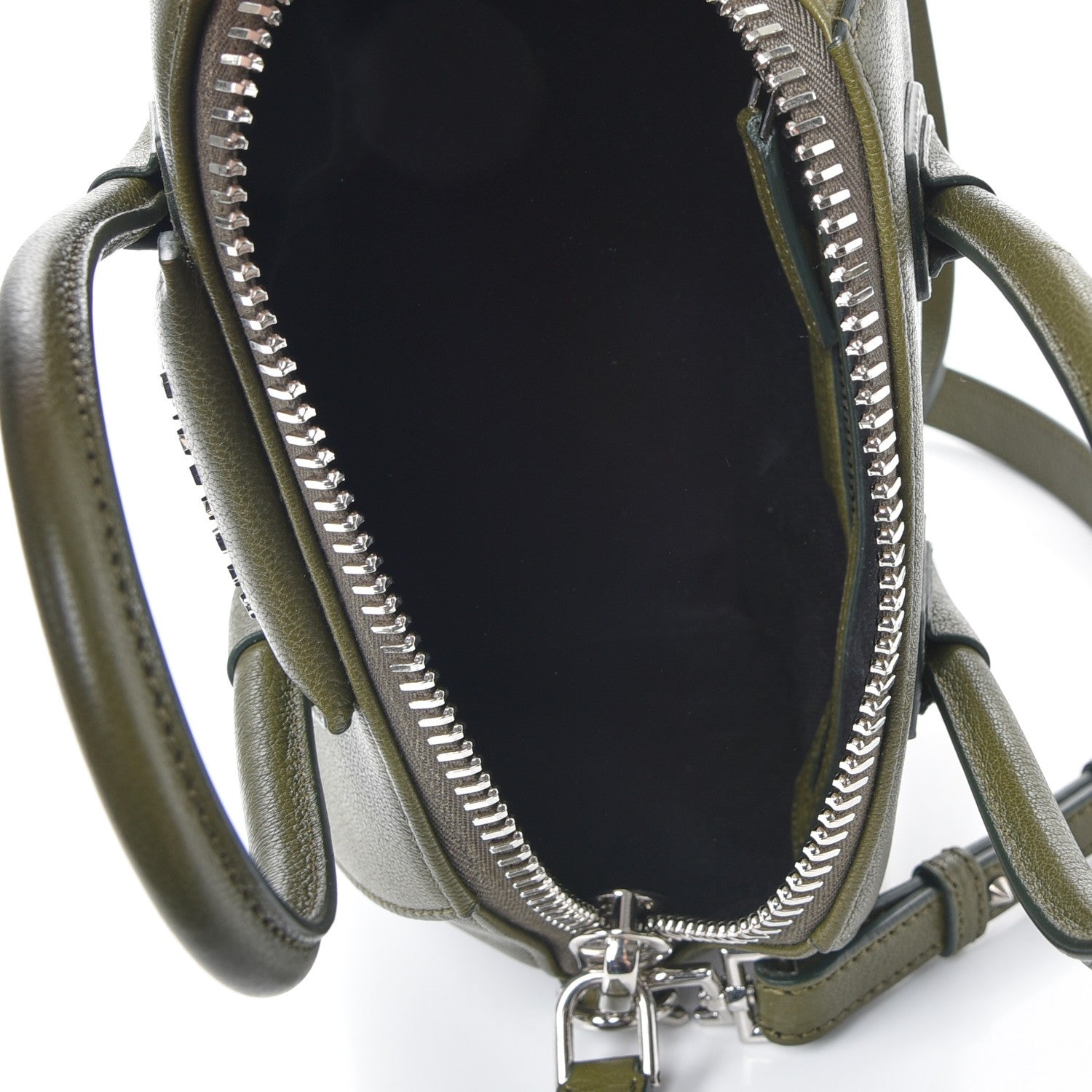 Givenchy Sugar Goatskin Mini Antigona Khaki 6 of 8