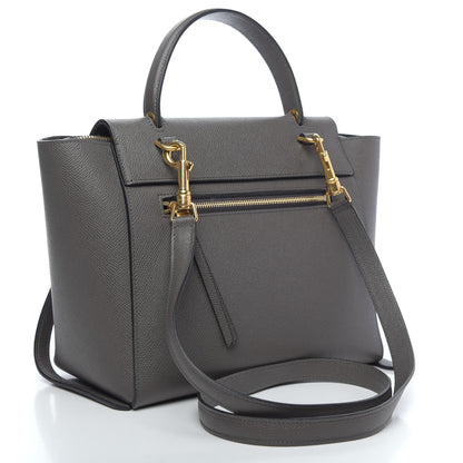 Celine Grained Calfskin Mini Belt Bag Grey 3 of 8