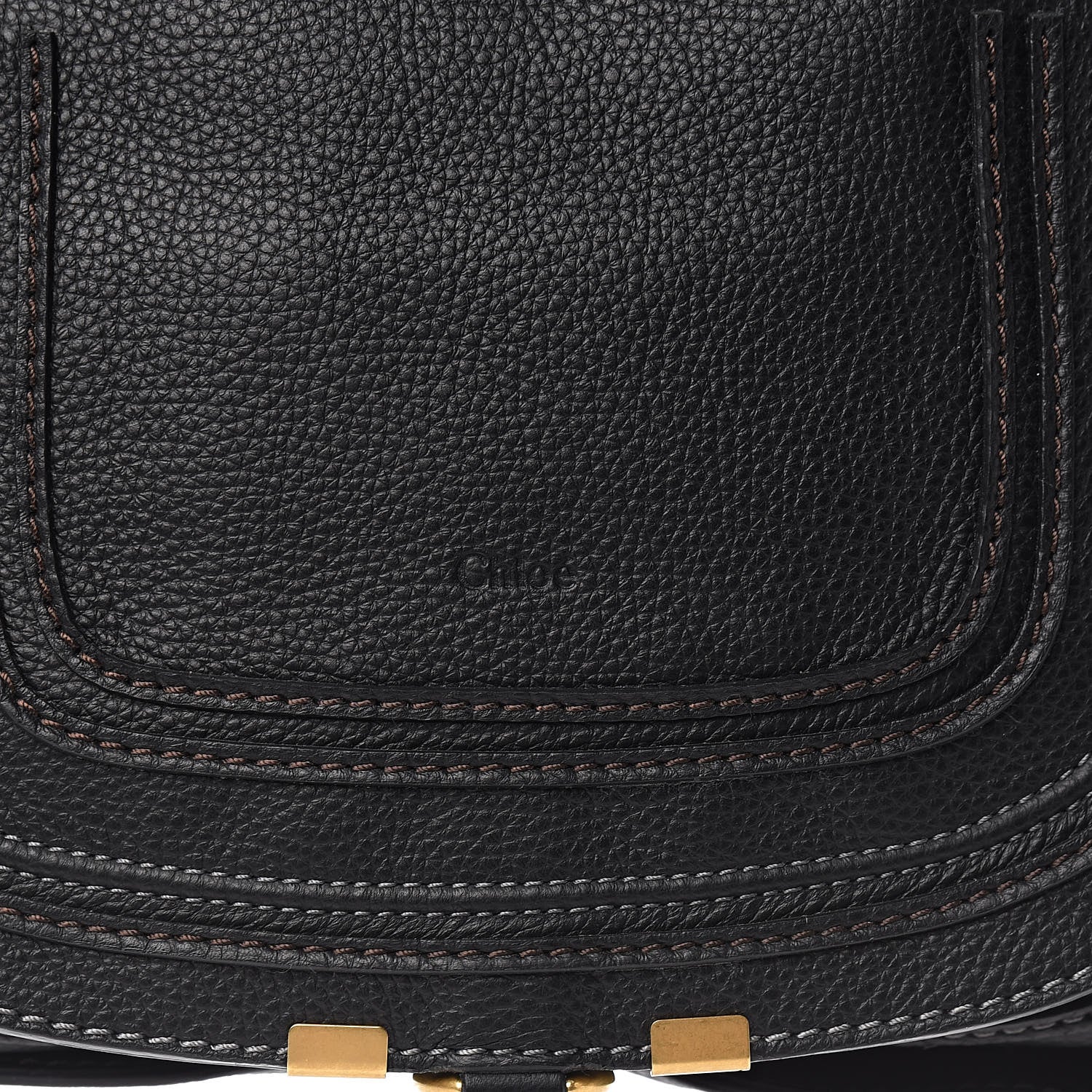 Chloe Calfskin Medium Marcie Satchel Black 10 of 10