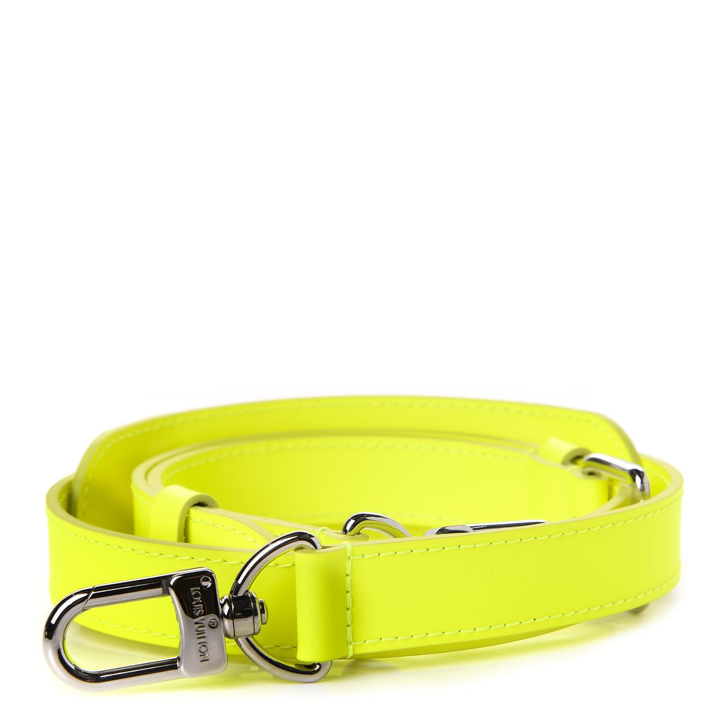 Calfskin Adjustable Keepall Bandouliere Shoulder Strap Yellow