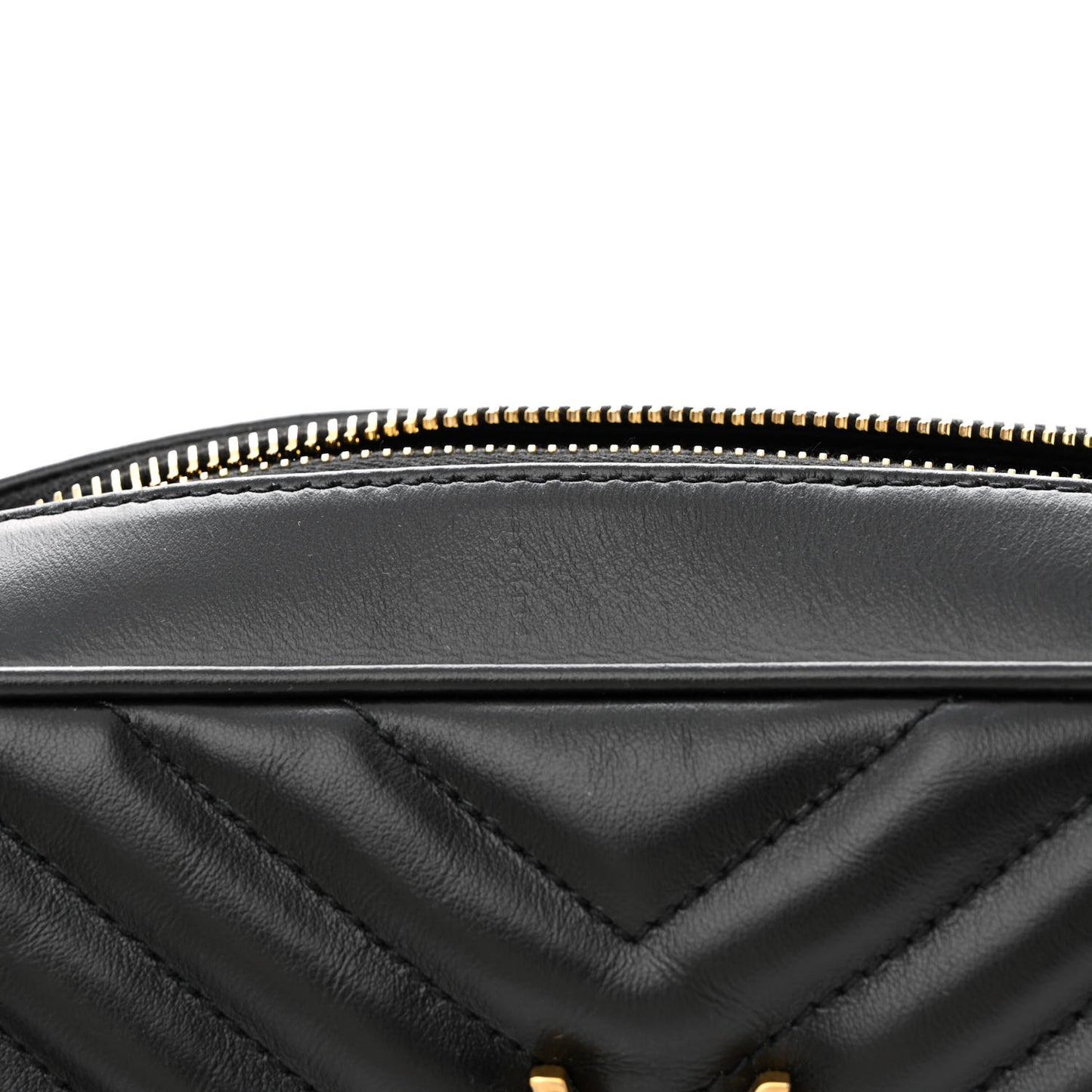 Calfskin Matelasse Monogram Lou Camera Bag Black