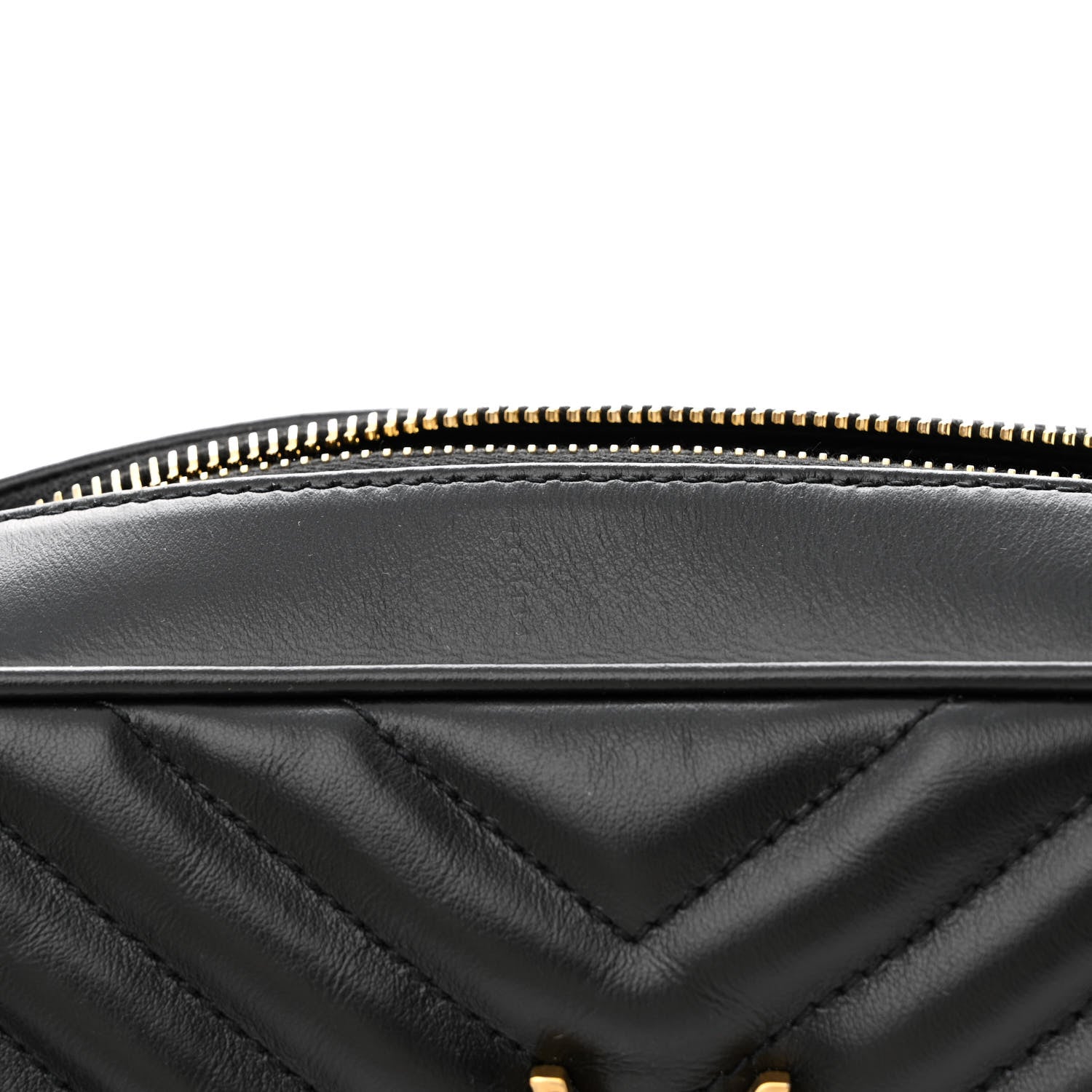 Saint Laurent Calfskin Matelasse Monogram Lou Camera Bag Black 13 of 13