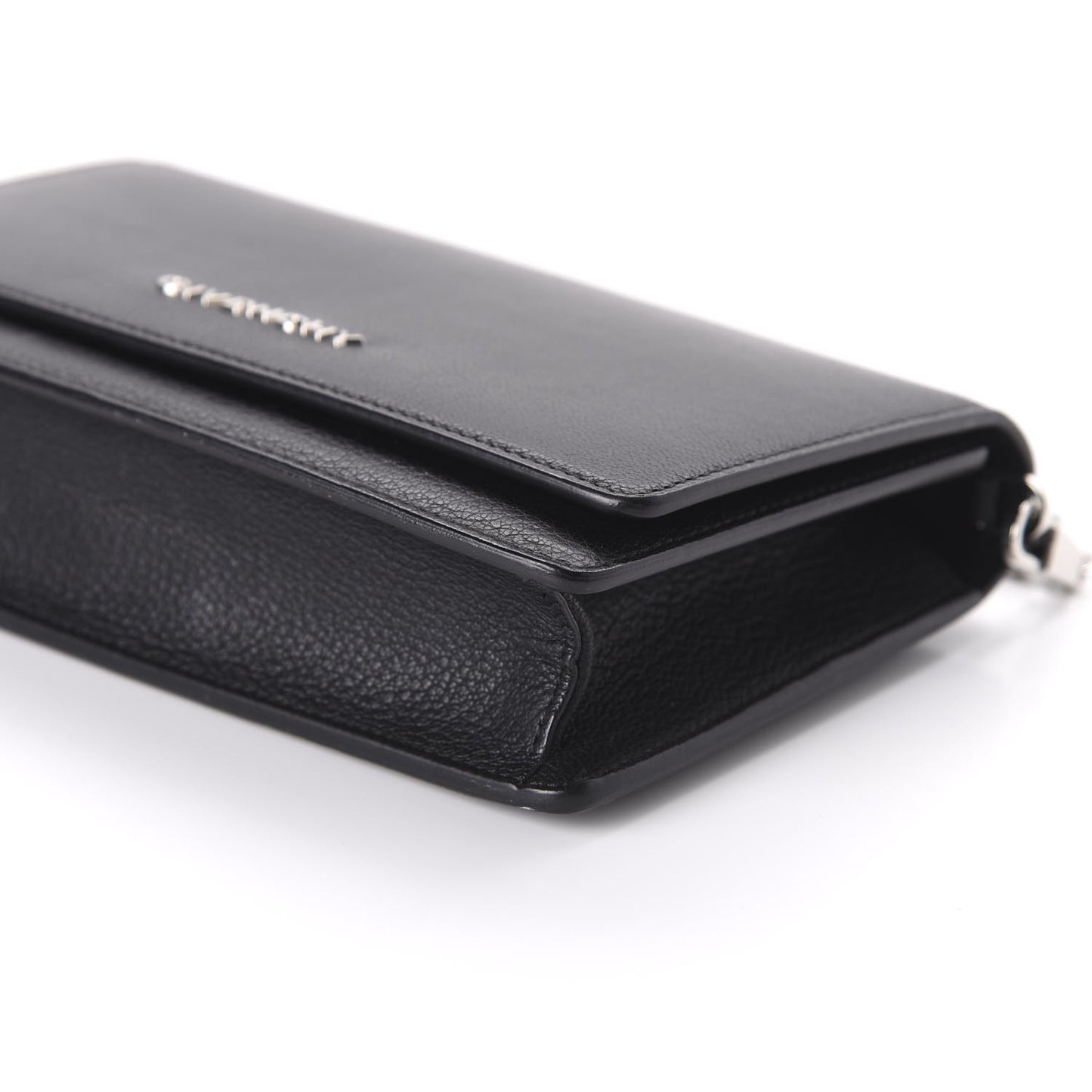 Sugar Goatskin Pandora Chain Wallet Black