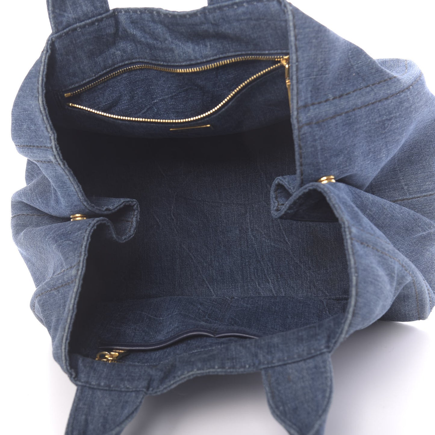 Denim Logo Tote