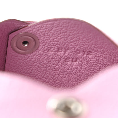 Hermes Chevre Mysore Calvi Card Case Mauve Sylvestre 7 of 8