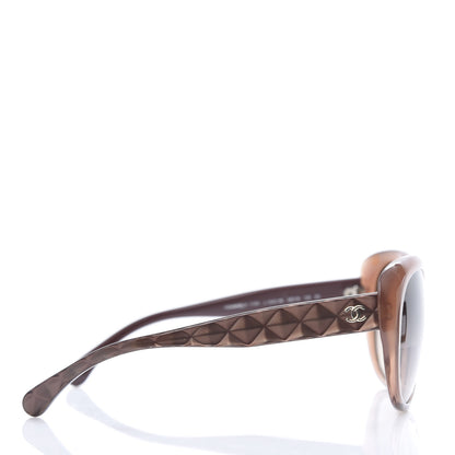 Chanel Acetate Quilted Sunglasses 5184 Tan 3 of 8