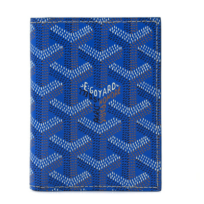 Goyard Goyardine Saint Marc Folding Card Case Sky Blue 1 of 9