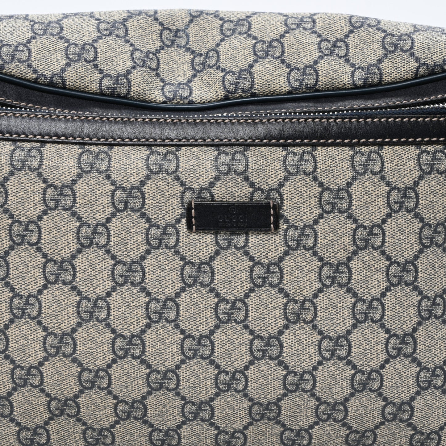 GG Plus Monogram Belt Bag Navy