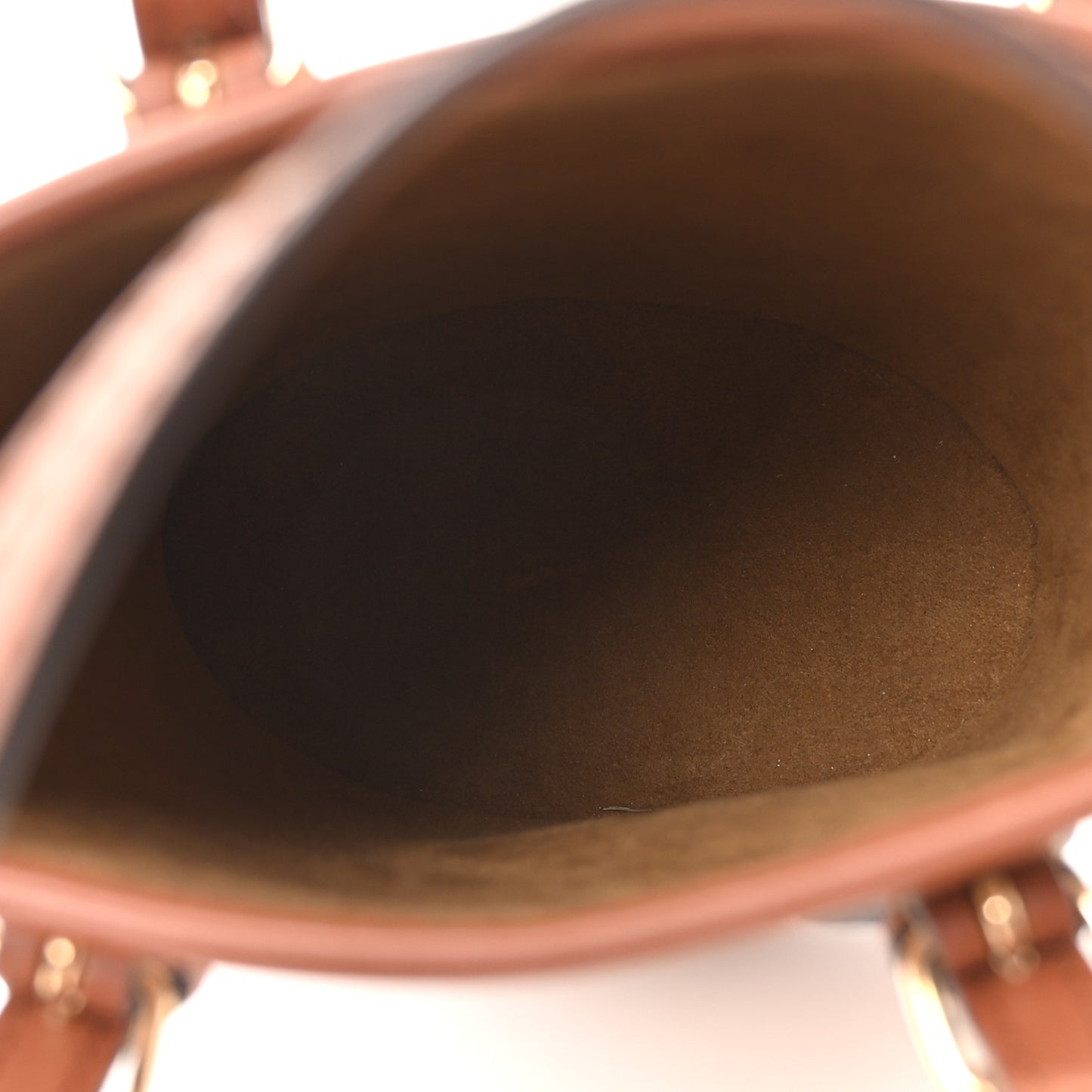 Metallic Monogram LV Garden Nano Bucket Bag Gold Gold