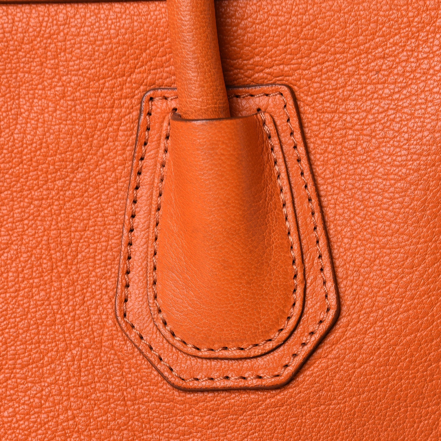 Givenchy Grained Goatskin Antigona Zippered Tote Orange 42 of 44