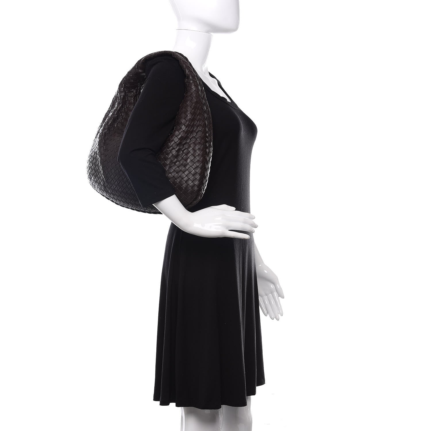Bottega Veneta Nappa Intrecciato Small Veneta Hobo Ebano 2 of 10