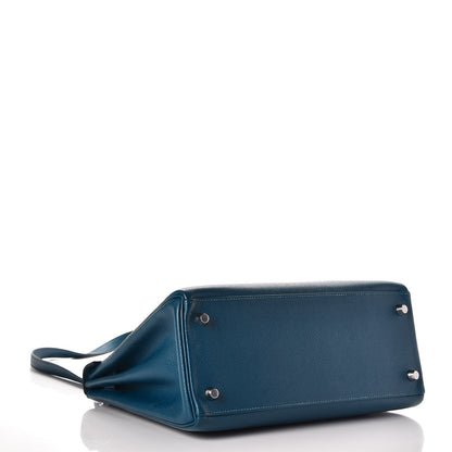 Hermes Epsom Retourne Kelly 28 Bleu Thalassa 5 of 31