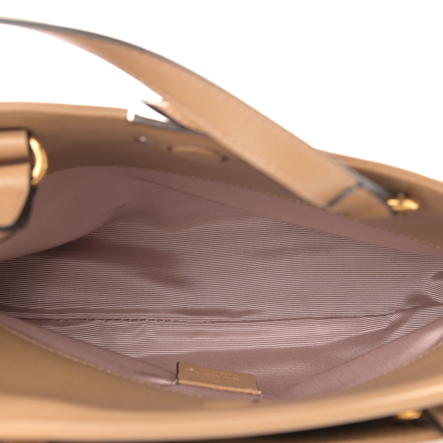 Gucci Lambskin Small Linea Matisse Top Handle Bag Natural Tan 4 of 10
