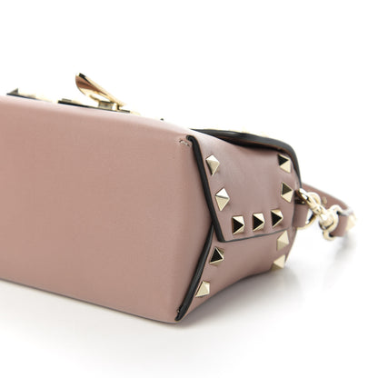 Valentino Garavani Calfskin Mini Rockstud Crossbody Bag Poudre 7 of 11