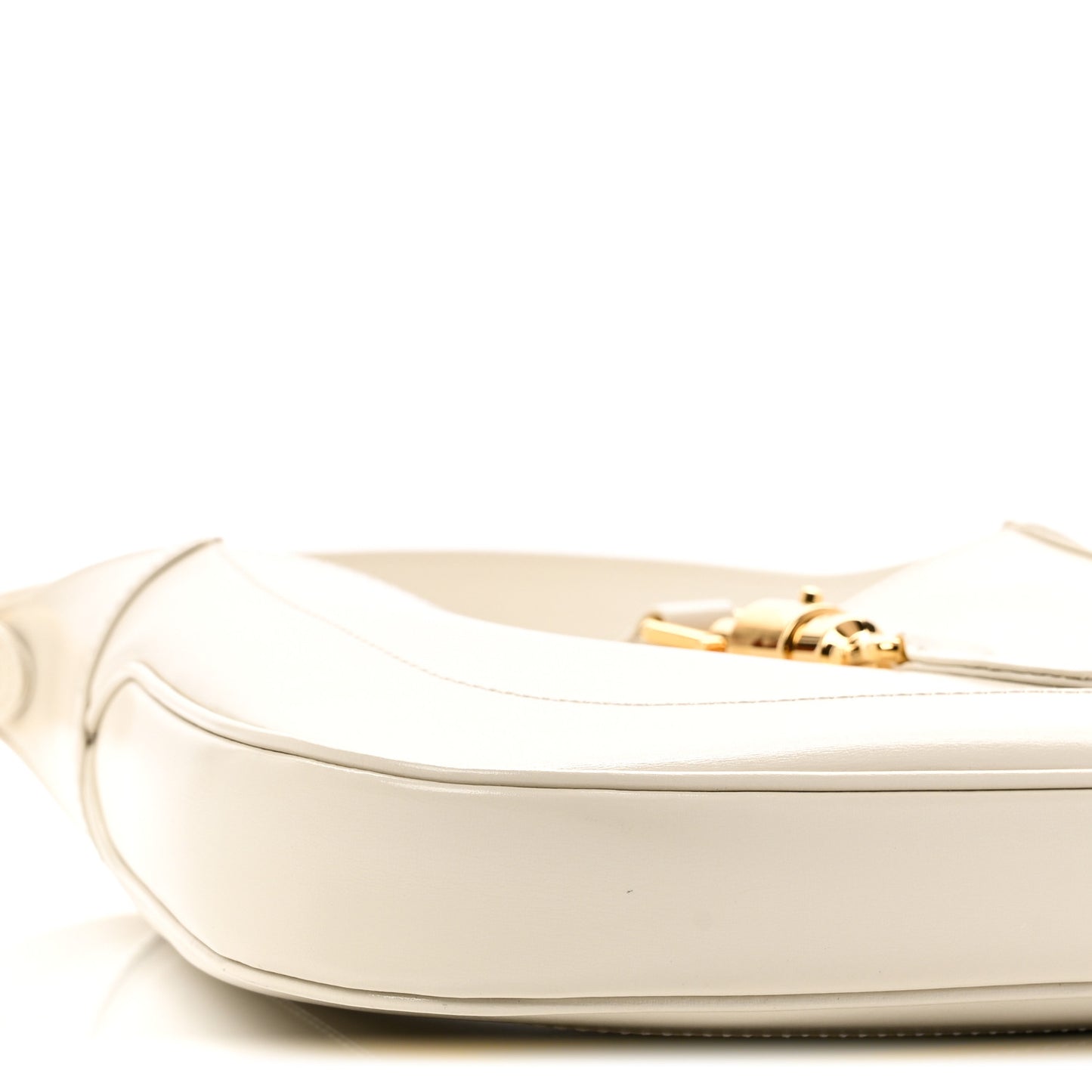 Boarded Dyana Lux Calfskin Small Jackie 1961 Hobo Mystic White