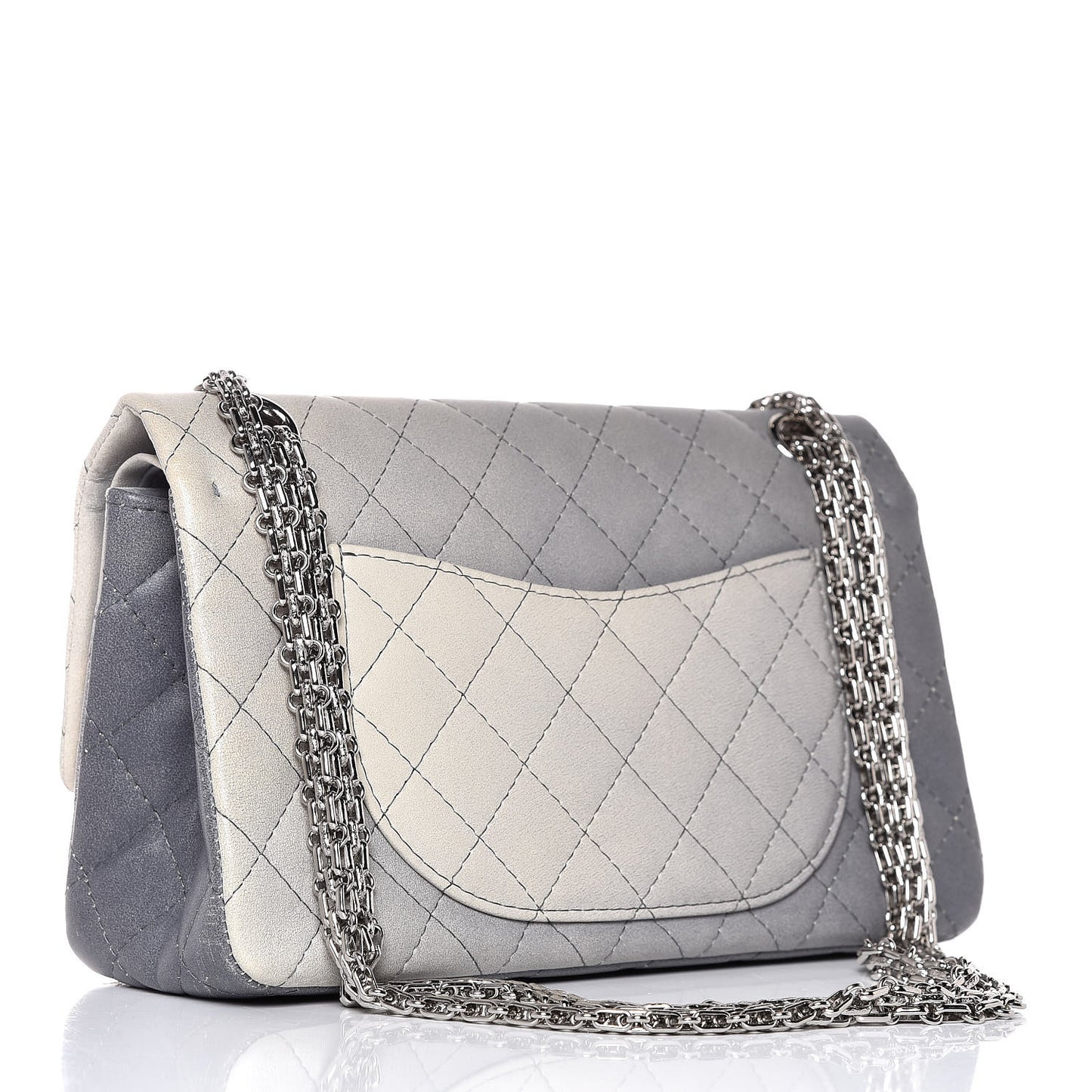 Lambskin 2.55 Reissue 225 Silver Degrade