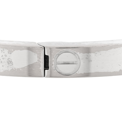 Cartier 18K White Gold 10 Diamond Small LOVE Bracelet 17 5 of 7