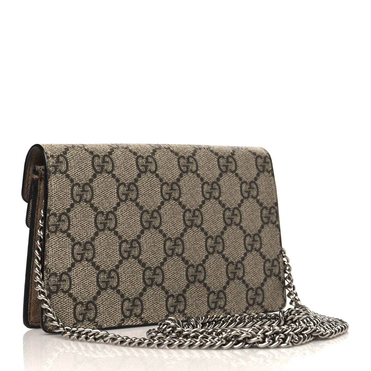 GG Supreme Monogram Super Mini Dionysus Shoulder Bag Taupe