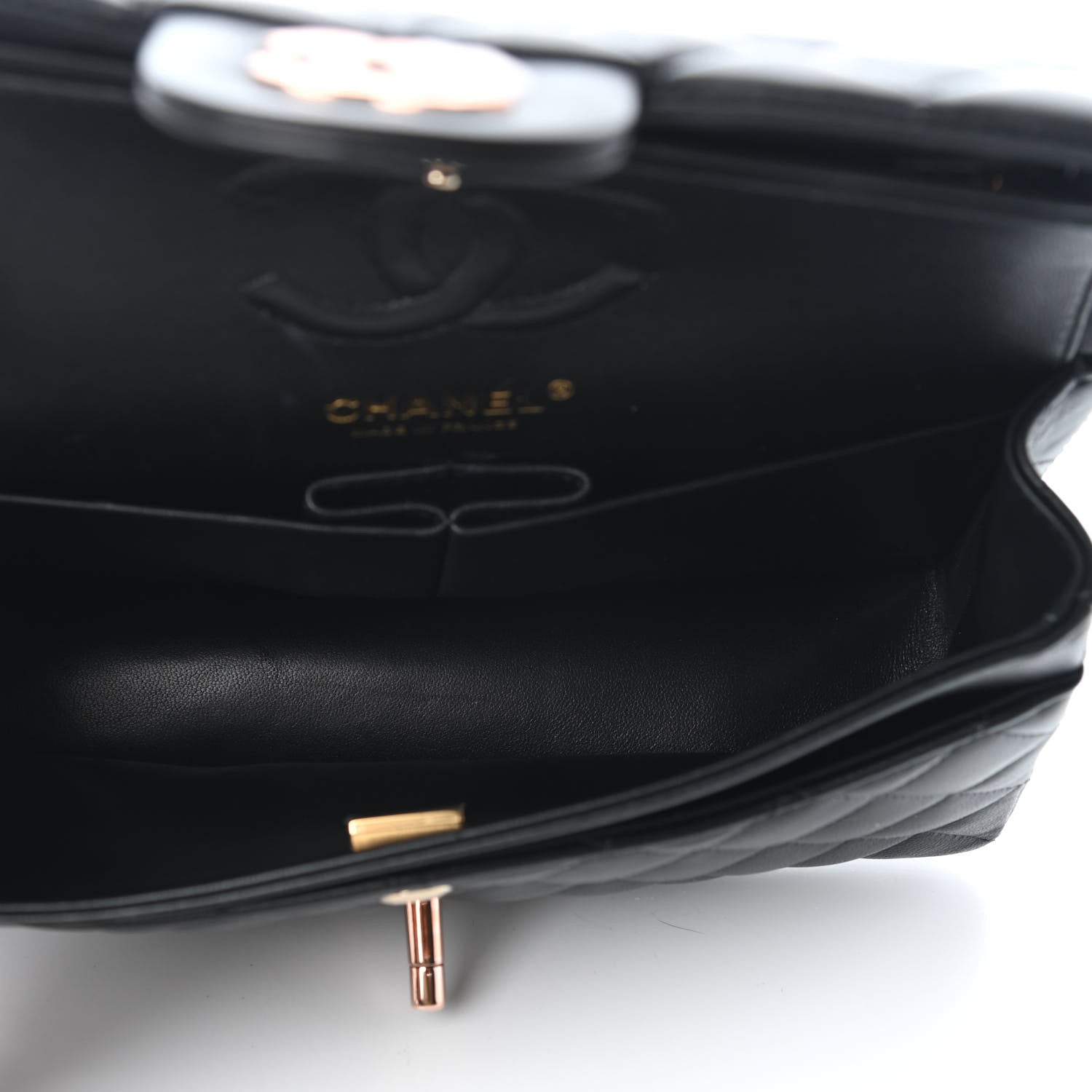 Chanel Lambskin Quilted Small Double Flap Black 4 of 8