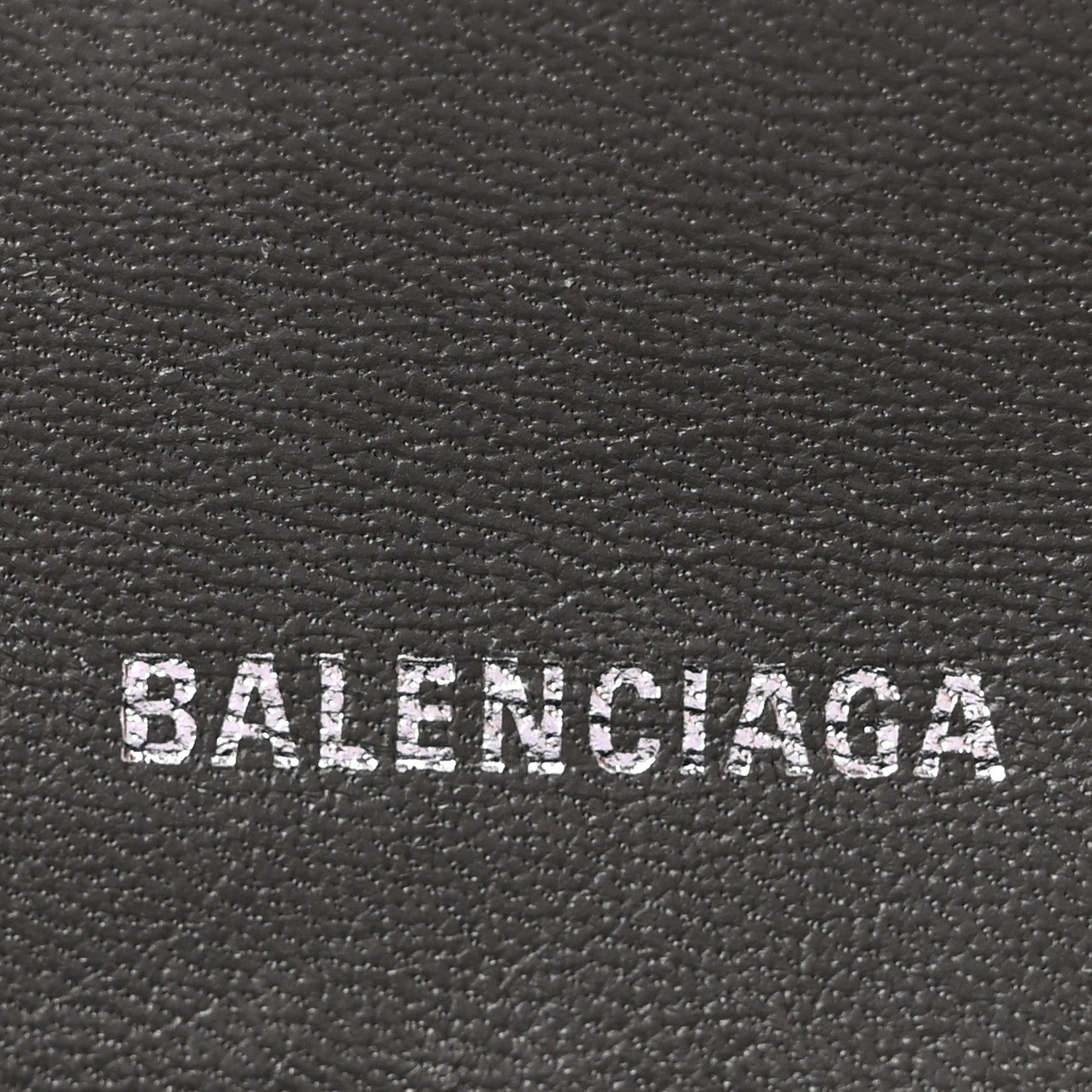 Balenciaga Shiny Calfskin Crocodile Embossed Small Hourglass Top Handle Bag Dark Grey 6 of 9