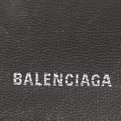 Balenciaga Shiny Calfskin Crocodile Embossed Small Hourglass Top Handle Bag Dark Grey 6 of 9