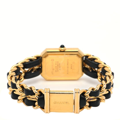 Chanel Stainless Steel Lambskin 20mm Chain Premiere Quartz Watch Gold M 3 of 4