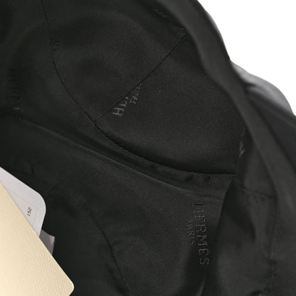 Hermes Cotton Miles H Circle Hat 58 Black 9 of 10
