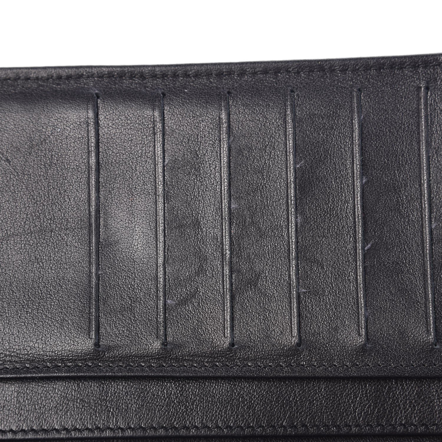Chanel Calfskin Diamond Stitched Long Flap Wallet White 7 of 8