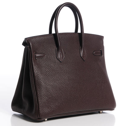 Hermes Togo Birkin 25 Marron Fonce 13 of 22