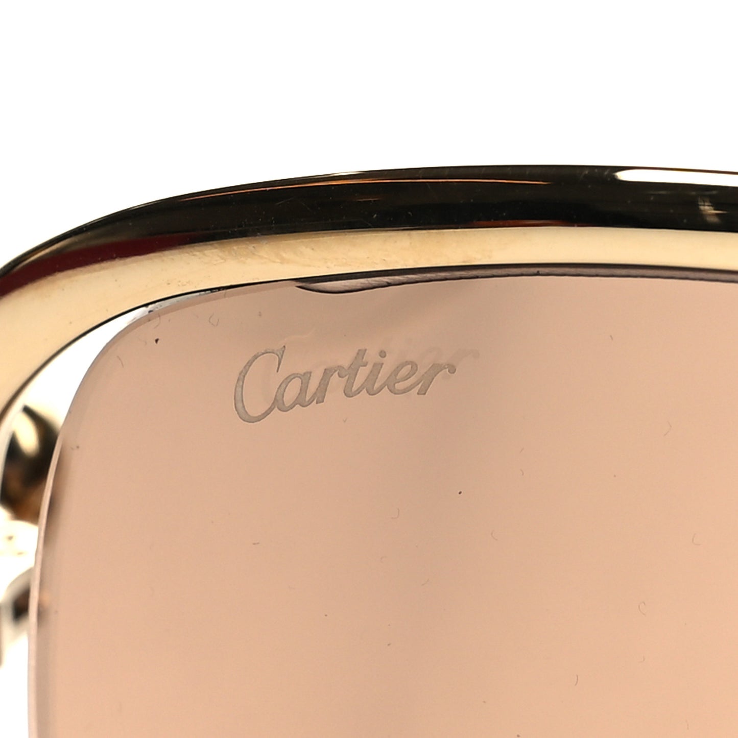Metal Trinity Sunglasses CT0225S Brown Gold Silver