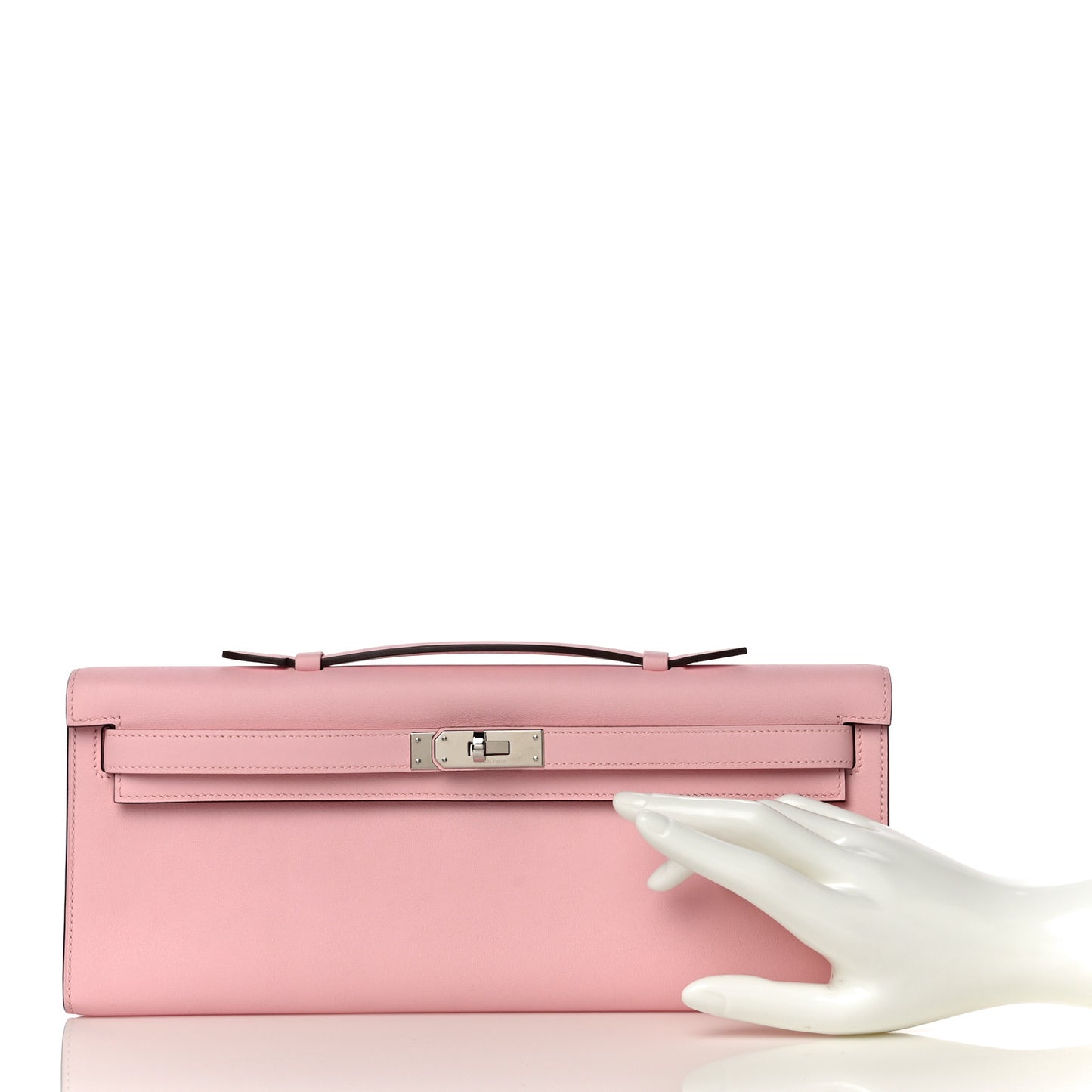 Swift Kelly Cut Clutch Pochette Rose Sakura