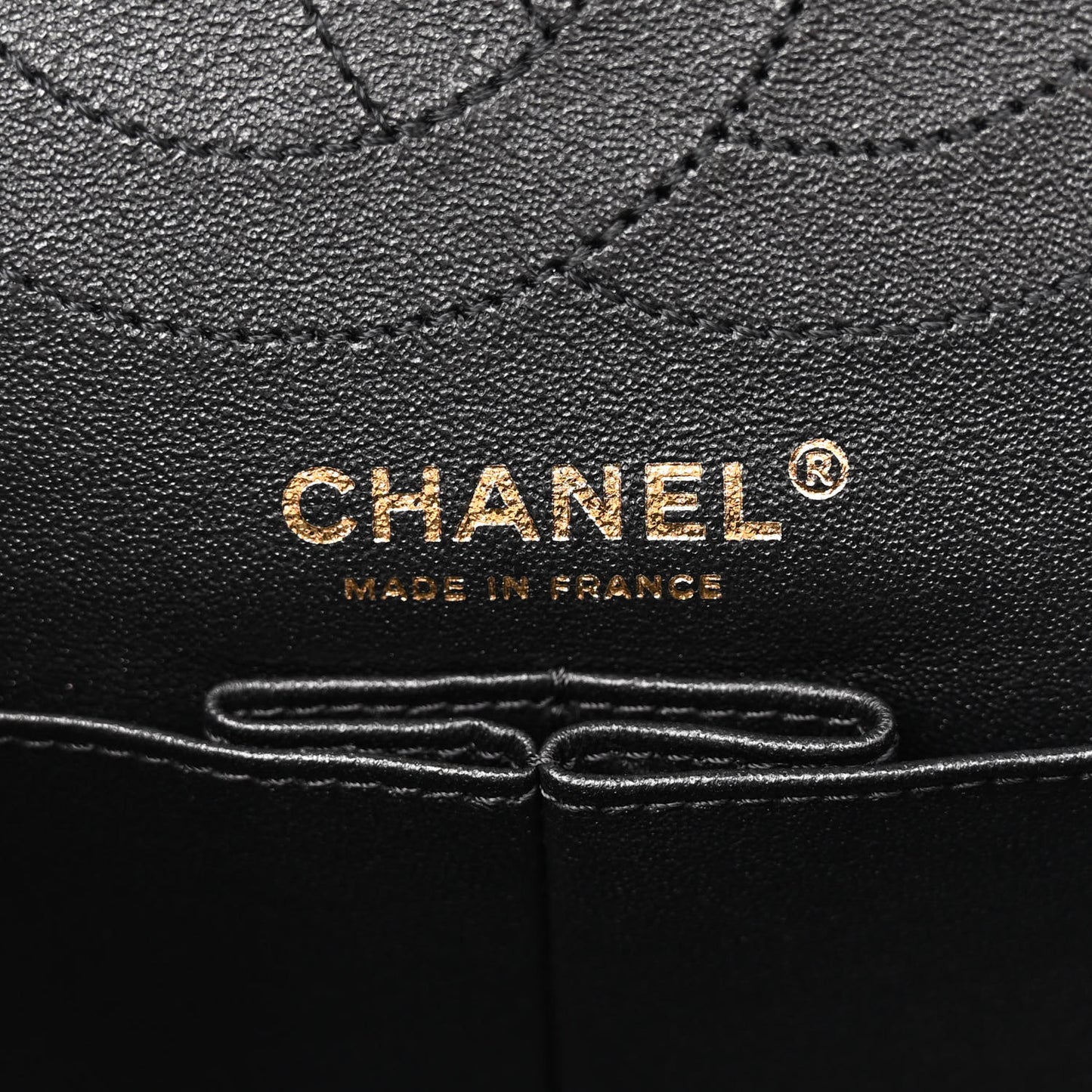 Lambskin Metallic Calfskin Crocodile Embossed 2.55 Reissue 225 Flap Black Gold
