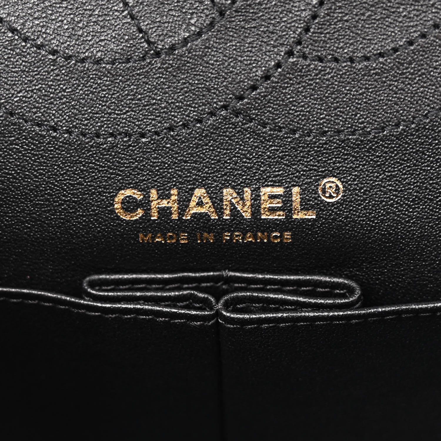 Chanel Lambskin Metallic Calfskin Crocodile Embossed 2.55 Reissue 225 Flap Black Gold 6 of 12
