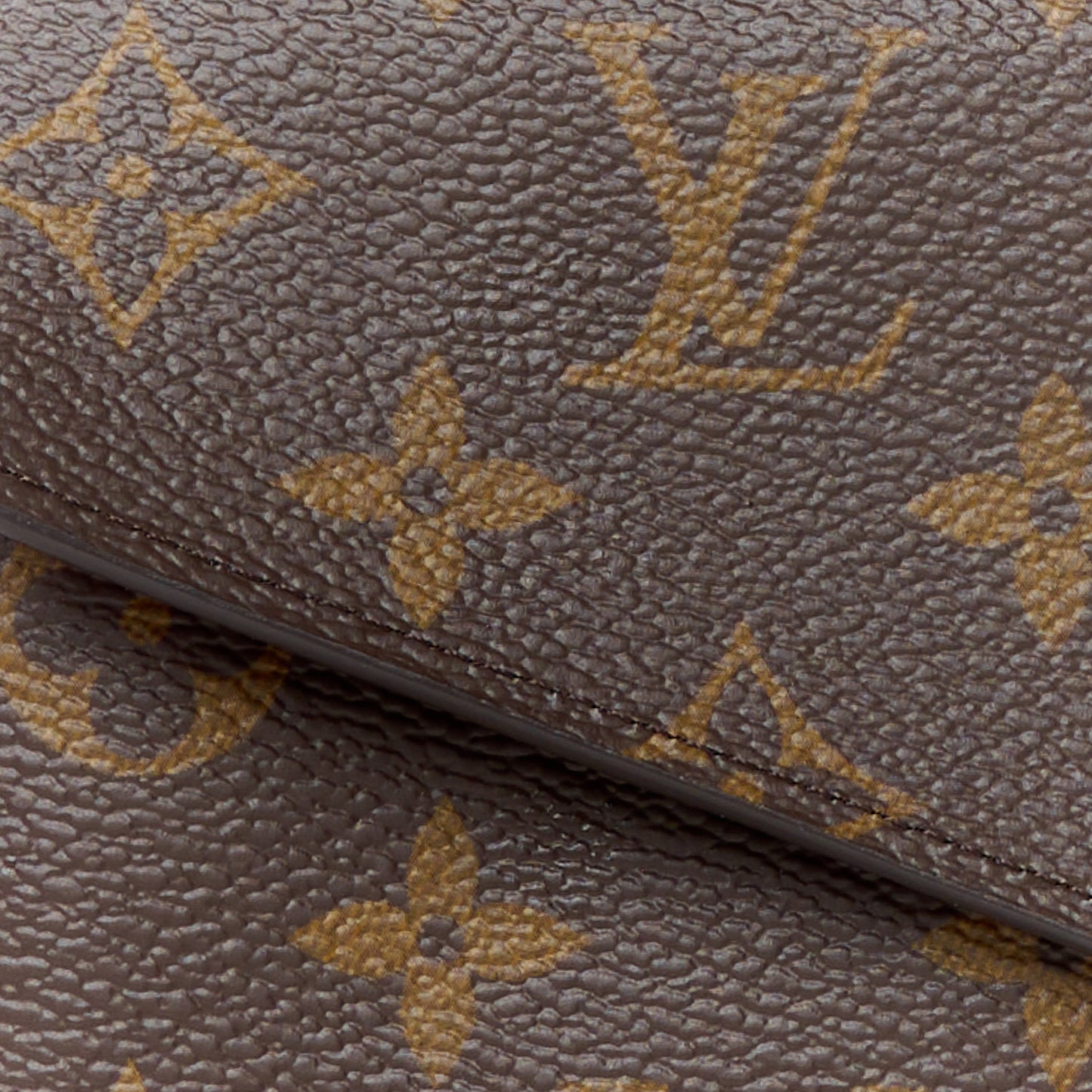 Monogram Sarah Wallet NM Coquelicot