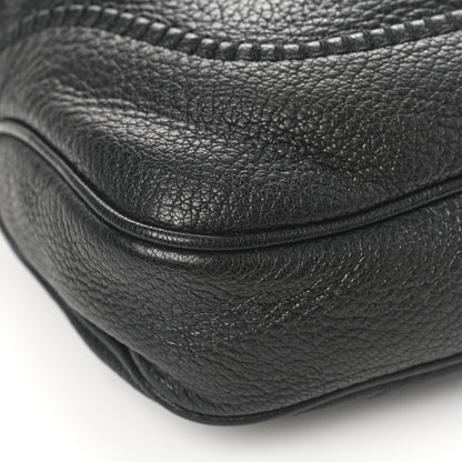 Gucci Pebbled Calfskin Medium New Jackie Shoulder Bag Black 8 of 9