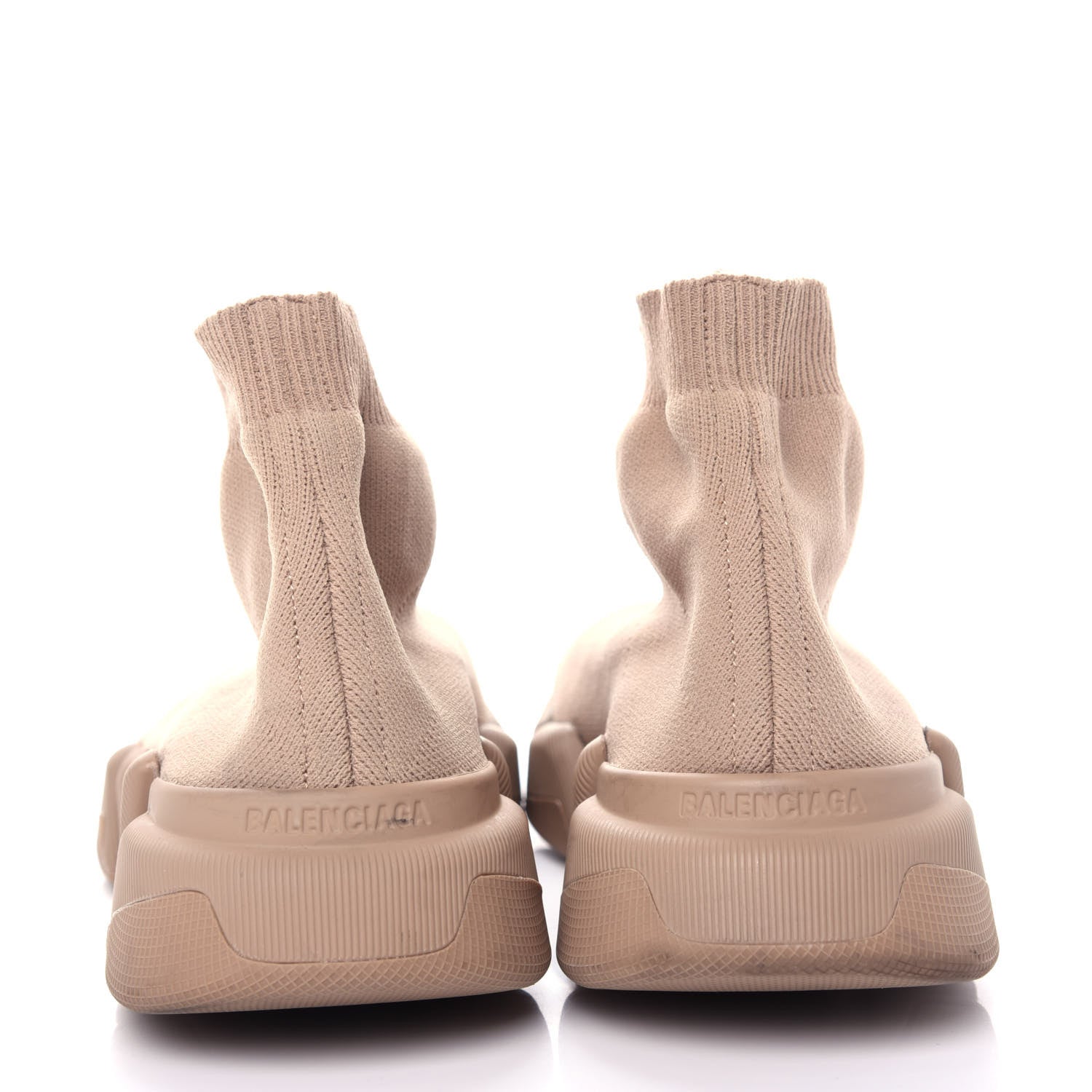 Balenciaga Technical 3D Recycled Knit Womens Speed 2.0 Sneakers 39 Monocolor Beige 7 of 11
