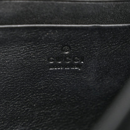 Gucci Velvet Matelasse GG Marmont Chain Wallet Black 6 of 13
