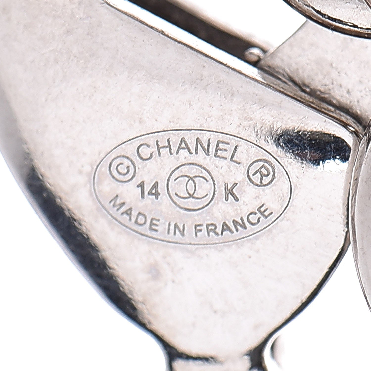 Chanel Plexiglass Pearl CC Padlock Bracelet Silver 5 of 7