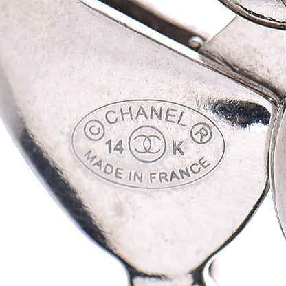 Chanel Plexiglass Pearl CC Padlock Bracelet Silver 5 of 7