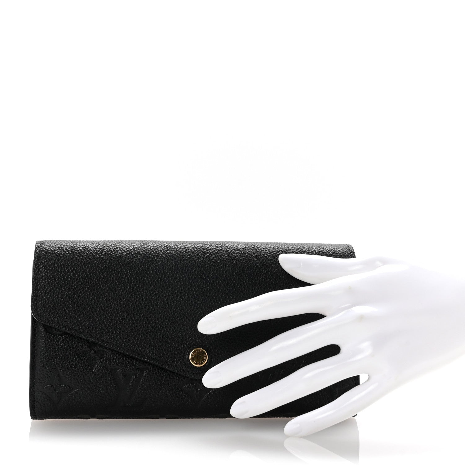 Louis Vuitton Empreinte Sarah Wallet NM Black 2 of 7