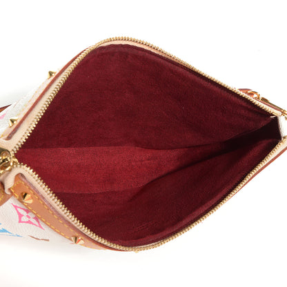 Louis Vuitton Monogram Multicolor Pochette Accessories White 5 of 7